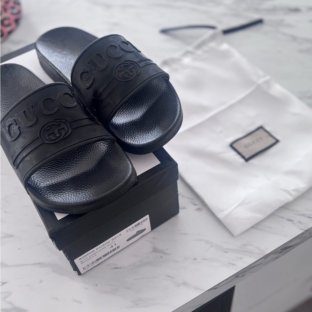 BETIS GIAMOUR/NS GUCCI Slide Sandals size 41